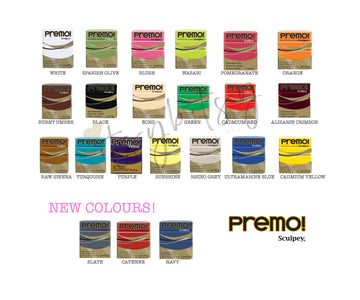 Premo Sculpey 2oz (57g) Polymer Clay - Choose your colour